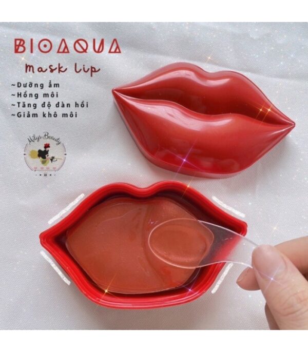 ماسک لب 20 عددی عصاره گیلاس بیوآکوا Bioaqua Cherry Collagen Moisturizing Lip Mask