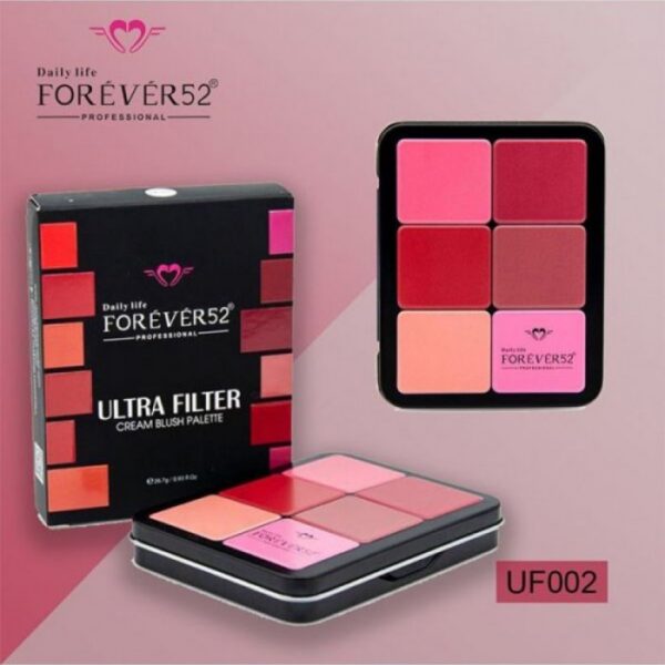 پالت رژگونه کرمی فوراور52 Forever52 Ultra Filter Cream Blush Palette