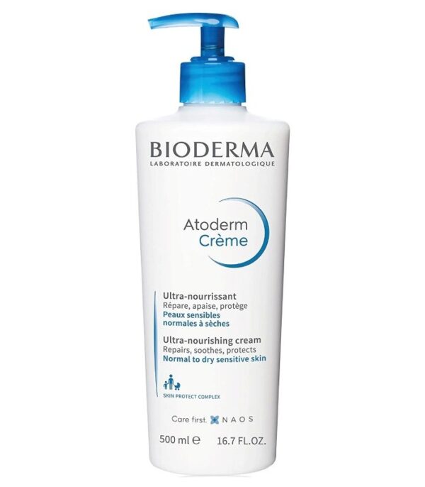 کرم مرطوب کننده اتودرم بایودرما 500 میل Bioderma Atoderm Cream