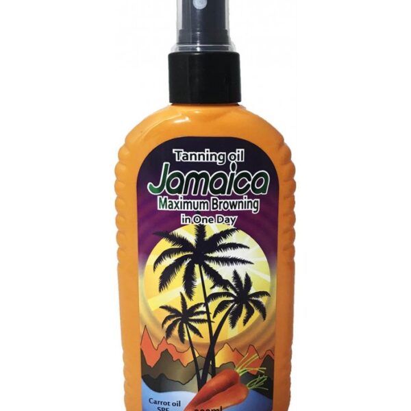 روغن آفتاب برنزه کننده جامائیکا حاوی عصاره هویج Jamaica Maximum Browning tanning Oil