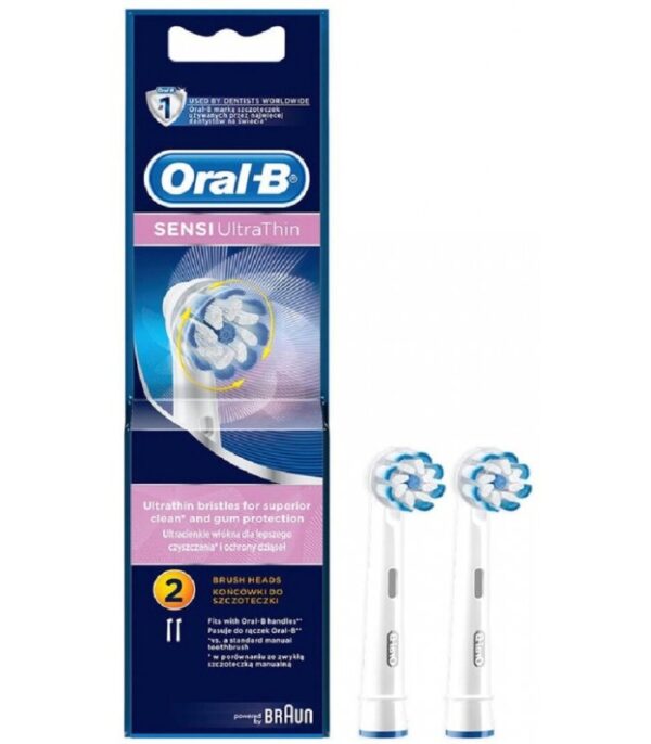 یدک مسواک برقی اورال بی Oral-B Toothbrush Head 2 Pcs