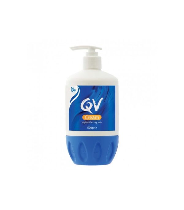 کرم مرطوب کننده پمپی کیووی QV Cream Replenishes Dry Skin 500g