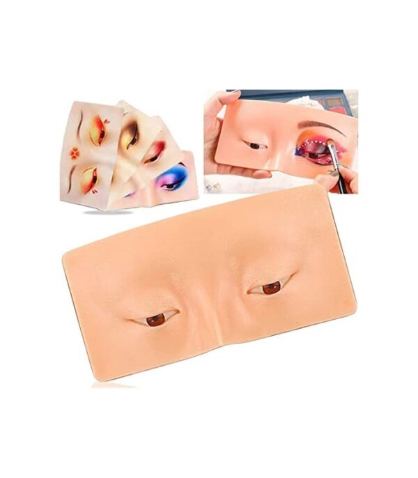 پوست مصنوعی آرایش چشم و ابرو کرکتر Character Makeup Face Silicone Eye Practice Board