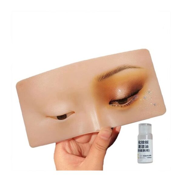 پوست مصنوعی آرایش چشم و ابرو کرکتر Character Makeup Face Silicone Eye Practice Board