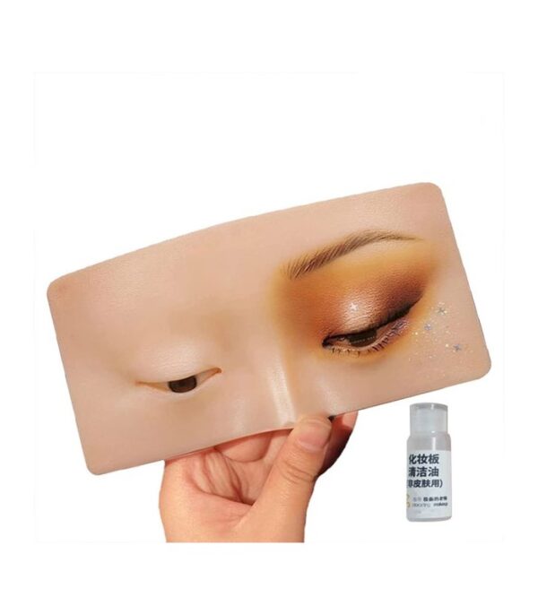 پوست مصنوعی آرایش چشم و ابرو کرکتر Character Makeup Face Silicone Eye Practice Board