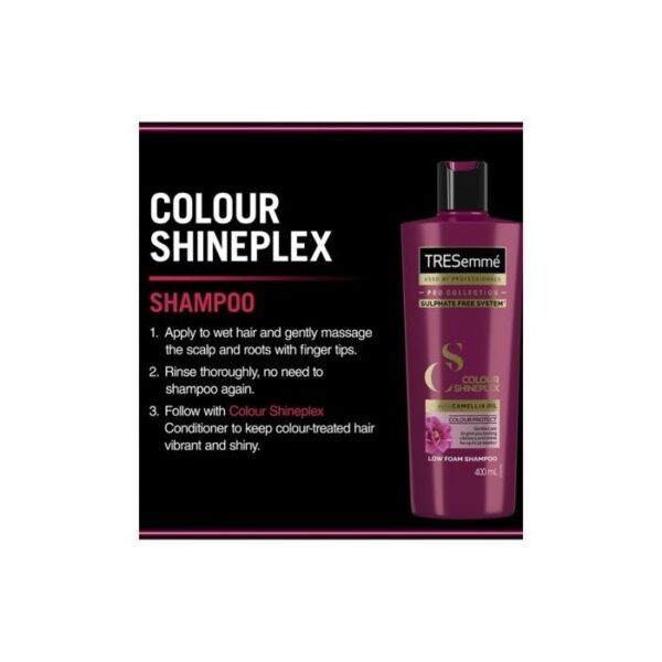 شامپو فاقد سولفات ترزمه TRESemmé Colour Shineplex Shampoo