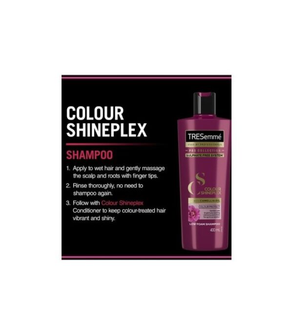 شامپو فاقد سولفات ترزمه TRESemmé Colour Shineplex Shampoo