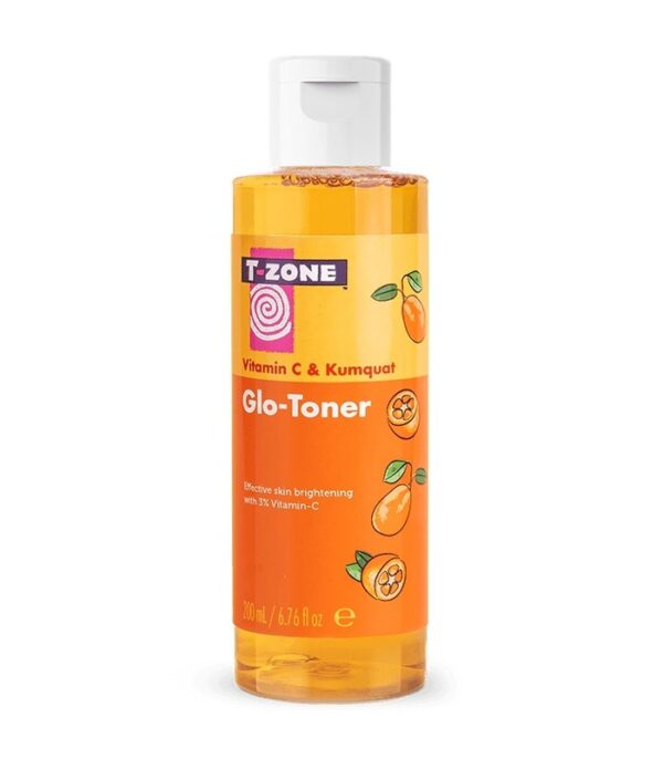 تونر روشن کننده ویتامین سی تی زون T-Zone Glo Toner Vitamin C & Kumquat