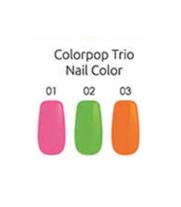 پک 3 عددی لاک گلدن رز Golden Rose Colorpop Trio Nail Color