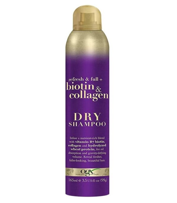 شامپو خشک بیوتین کلاژن او جی ایکس OGX Biotin & Collagen Dry Shampoo