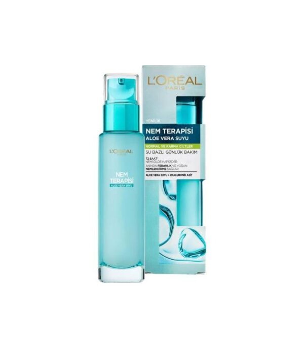 سرم آبرسان 72 ساعته لورال پوستهای چرب و مختلط Loreal Hydra Genius Moisturiser Combination Skin

