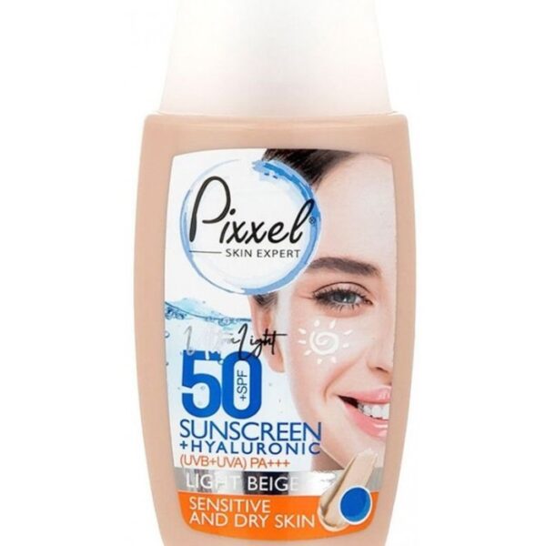 ضدآفتاب رنگی پوست خشک و حساس پیکسل Pixxel Sensitive And Dry Skin