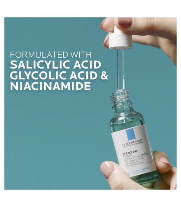 سرم ضدجوش نیاسینامید و سالیسیلیک اسید لاروش پوزای La Roche-Posay Niacinamide Salicylic Acid Effaclar Ultra Concentrated